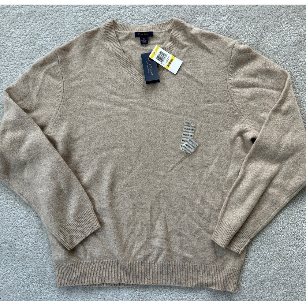 NWT Club Room 100 Lambs wool Sweater Size M Women